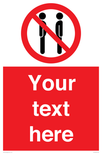 Custom prohibition not face to face